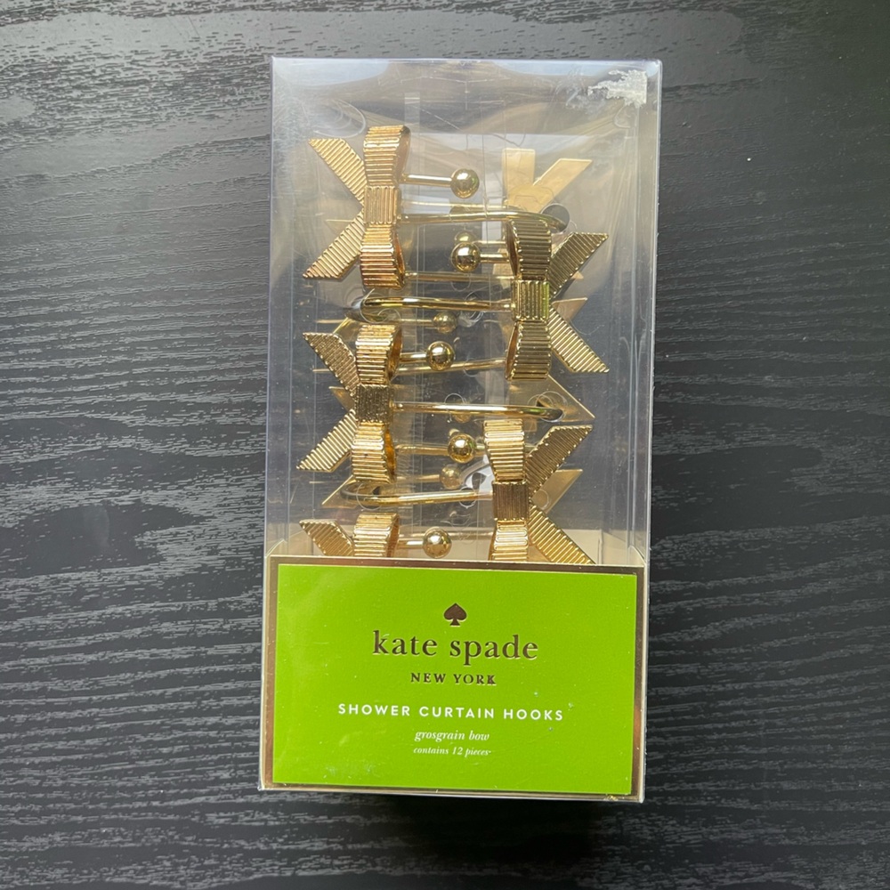 Kate spade shower curtain hooks